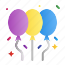 birthday, balloon, celebration, party