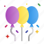 birthday, balloon, celebration, party 