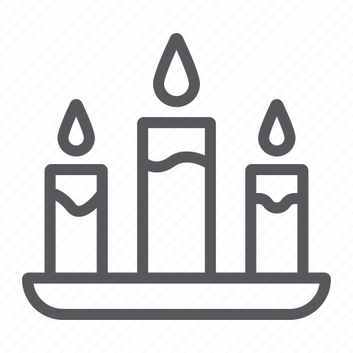 Candle, candlelight, fire, light icon - Download on Iconfinder