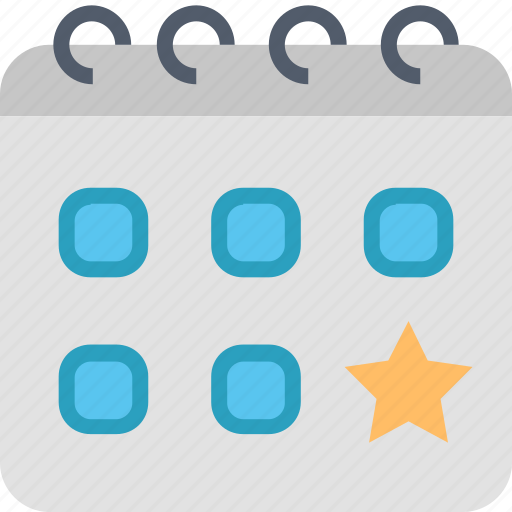 Event, appointment, calendar, date, planning, schedule, star icon - Download on Iconfinder