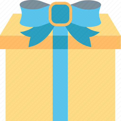 Box, gift, bow, package, present, ribbon, surprise icon - Download on Iconfinder