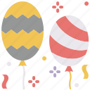 balloons, birthday, party, celebration, new year