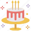 cake, baker, dessert, candle, birthday 