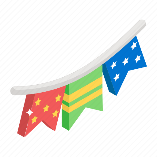 Buntings, decoration, garlands, party, party flags, pennants icon - Download on Iconfinder