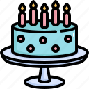 candle, birthday, cake, party, celebration, dessert, fun