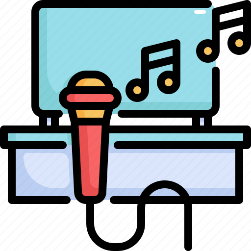 Karaoke, party, music, television, celebration, mic, microphone icon - Download on Iconfinder