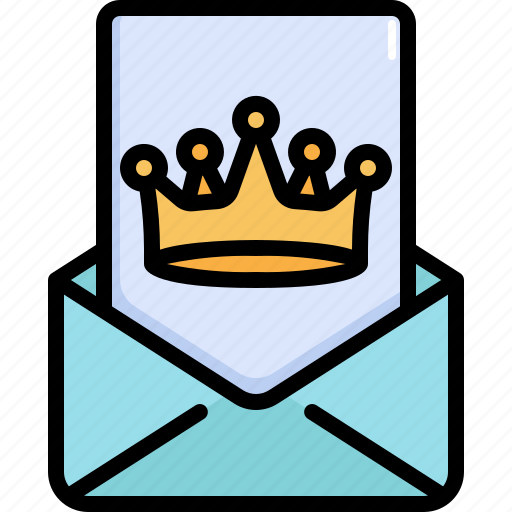 Card, party, crown, king, royal, celebration, invitation icon - Download on Iconfinder