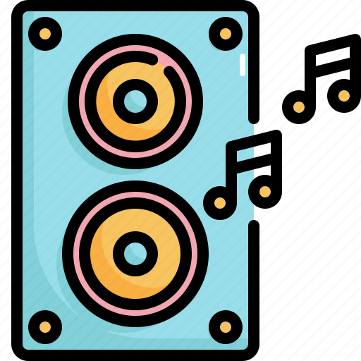 Party, sound, music, loudspeaker, speaker, celebration, fun icon - Download on Iconfinder
