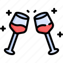 wine, glass, beverage, alcohol, glasses, drink