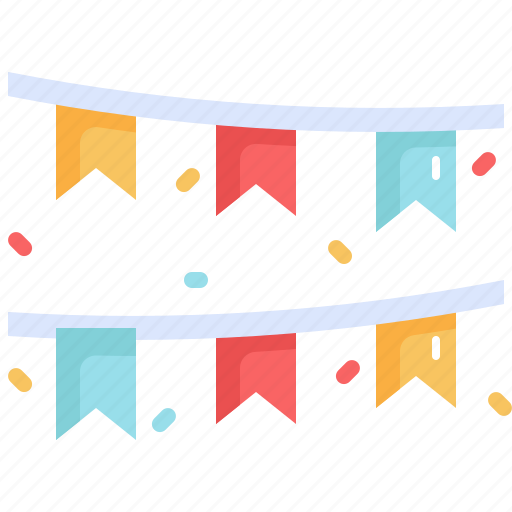 Celebration, fun, flags, birthday, party, flag icon - Download on Iconfinder