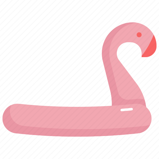 Celebration, rubber, fun, flamingo, swimming pool, party, ring icon - Download on Iconfinder