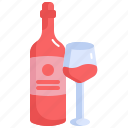 wine, glass, drink, beverage, bottle, alcohol