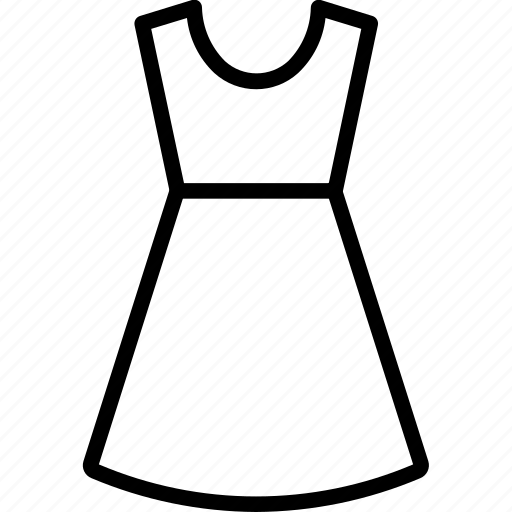 Clothing, flare dress, frock, garments icon - Download on Iconfinder
