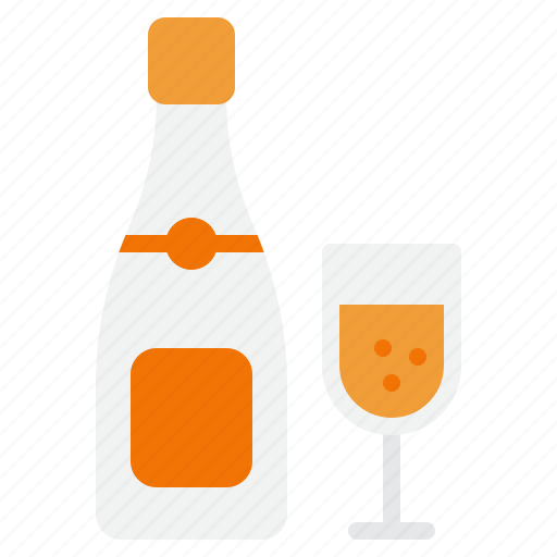 Champagne, alcohol, glass, party, celebration, drink, wine icon - Download on Iconfinder