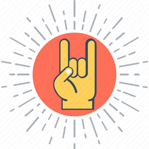 Enjoyment, fun, hand gesture, party, rock n roll icon - Download on Iconfinder