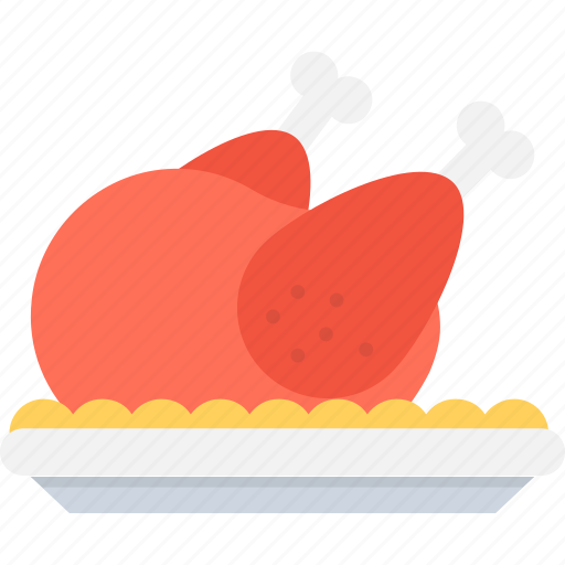 Chicken, food, roast, roast chicken, turkey icon - Download on Iconfinder