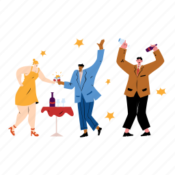 wine, party, alcohol, drink, bottle, wineglass, celebration, cocktail, wine glass 