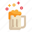 party, happy, celebration, jug, drink, glass, beer icon 