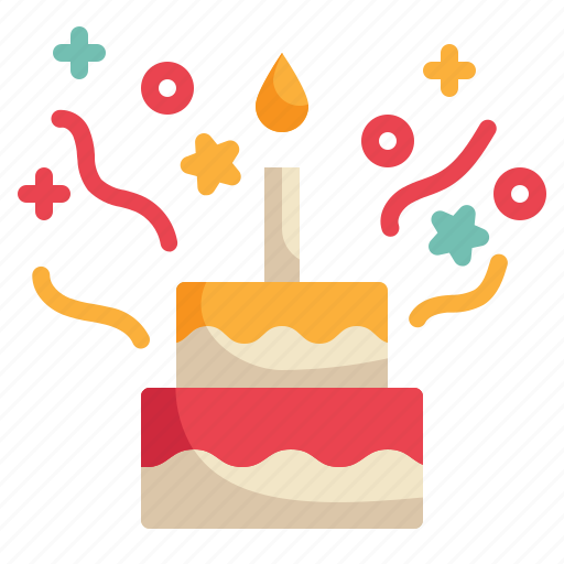 Birthday, party, celebration, happy, decoration, cake icon icon - Download on Iconfinder