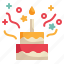 birthday, party, celebration, happy, decoration, cake icon 