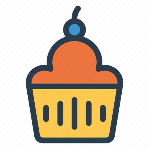 Cake, muffin, pastry, sweet icon - Download on Iconfinder