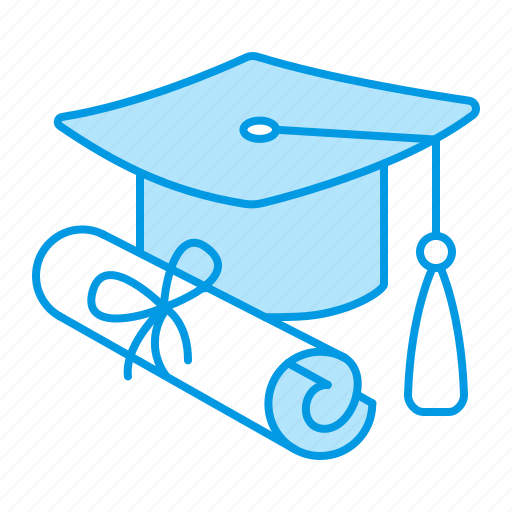 Blue Graduation Hat 3d Education Schools, Book, Education, Learning PNG  Transparent Image and Clipart for Free Download