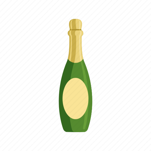 Alcohol, anniversary, bottle, celebration, champagne, gold, wine icon - Download on Iconfinder
