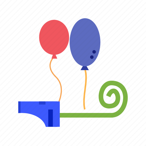 Balloon, balloons, birthday, celebration, happy, hats, party icon - Download on Iconfinder