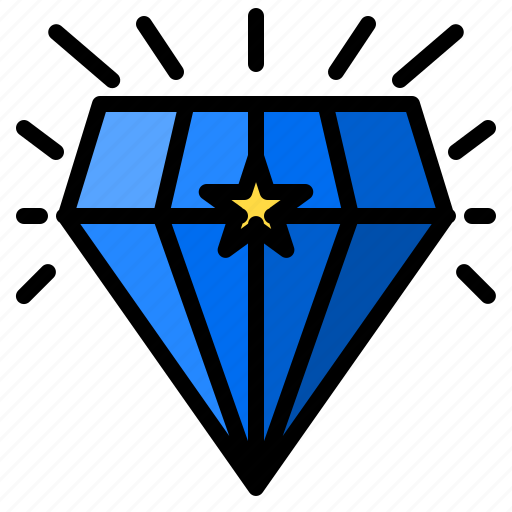 Diamond, entertainment, event, friends, holiday, people, person icon - Download on Iconfinder