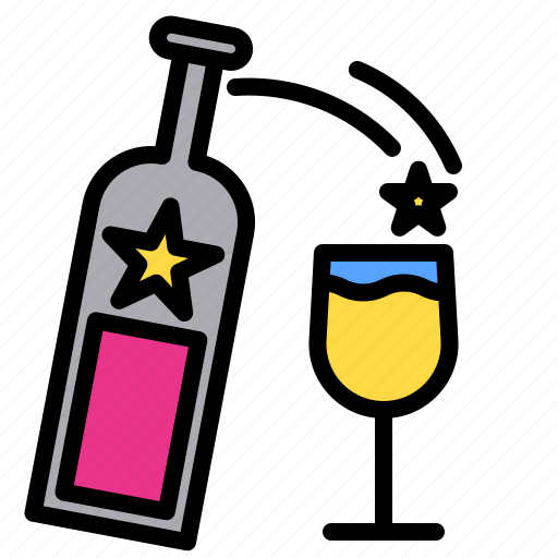 Entertainment, event, friends, holiday, people, person, wine icon - Download on Iconfinder