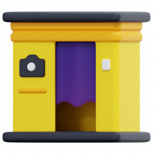 Photo, booth, camera, picture, fun, image, 3d 3D illustration - Download on Iconfinder