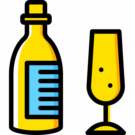 Birthday, celebration, champagne, party icon - Download on Iconfinder