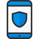 access, data, mobile, phone, protection, security, shield