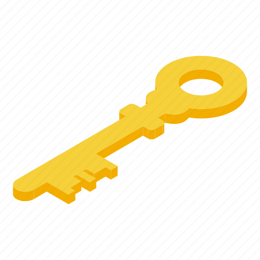 Key, password, isometric icon - Download on Iconfinder