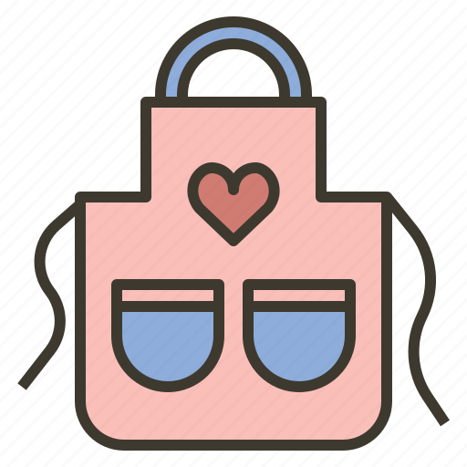 Apron, clean, cook, kitchen, wear icon - Download on Iconfinder