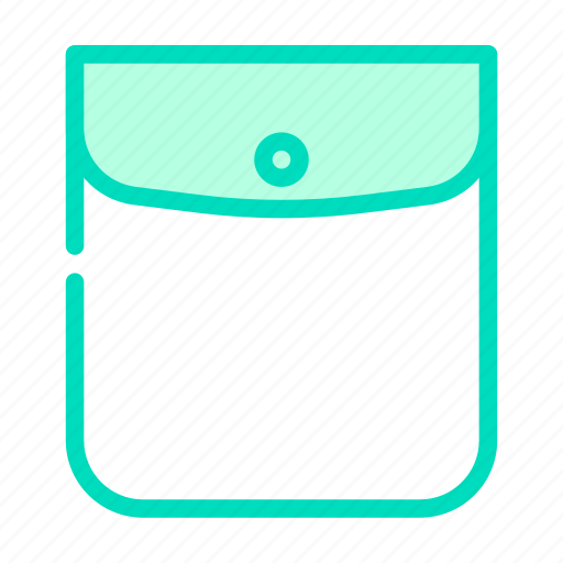 Closed, pocket, patch, clothes, clasp, storage icon - Download on Iconfinder