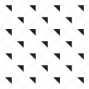 grid, pattern, rain, triangle