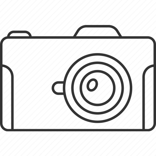 Camera, digital, compact, flash, lens icon - Download on Iconfinder