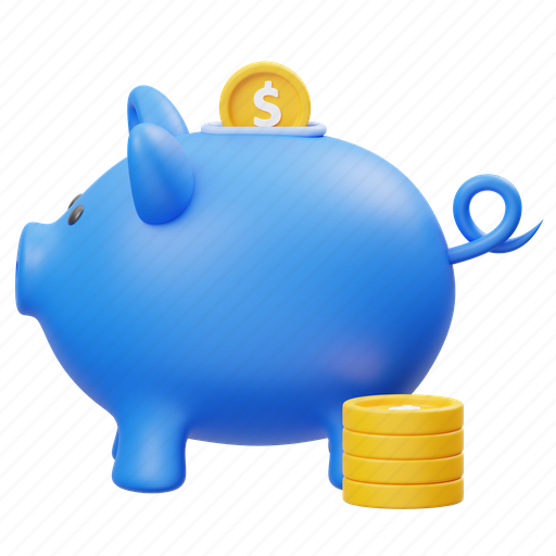 Piggy, bank, coin, money, banking, business, savings 3D illustration - Download on Iconfinder