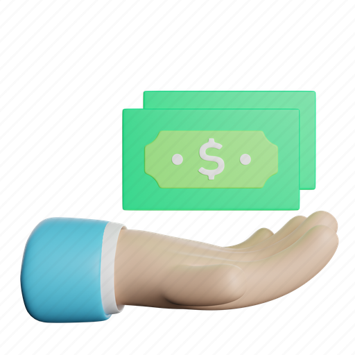 Payment, card, money, currency 3D illustration - Download on Iconfinder