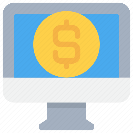 Banking, cash, computer, ecommerce, money, online, payment icon - Download on Iconfinder