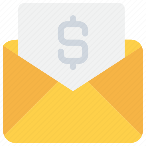 Email, letter, mail, message, money, payment icon - Download on Iconfinder