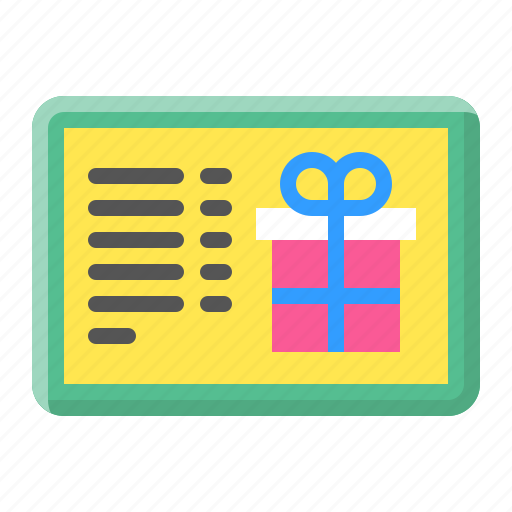 Card, coupon, gift, gift card, payment, ticket icon - Download on Iconfinder