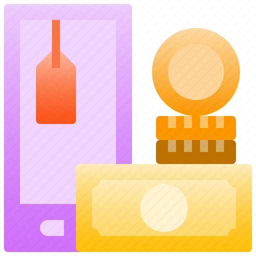 Cash, commerce, money, online, payment, smartphone icon - Download on Iconfinder