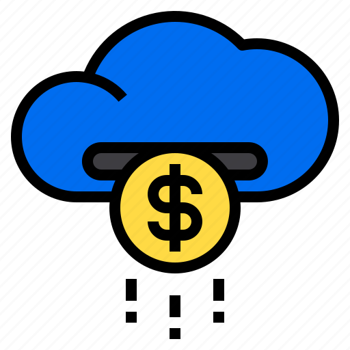 Cash, cloud, coin, money, payment icon - Download on Iconfinder