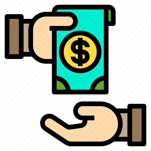 Cash, exchange, hand, money, payment icon - Download on Iconfinder