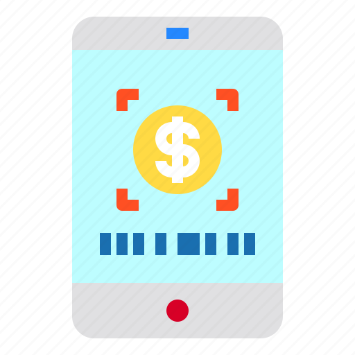 Cash, code, mobile, payment, smartphone icon - Download on Iconfinder