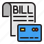 bill, card, credit, money, payment, transaction 