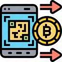 payment, qr, code, bitcoin, mobile