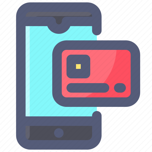 Card, credit, mobile, payment, smartphone icon - Download on Iconfinder